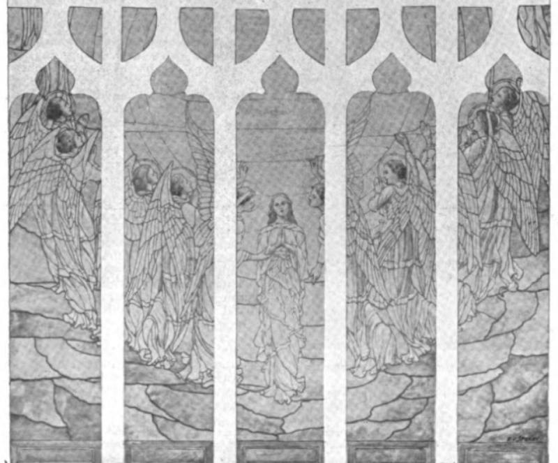 Hoffman Memorial Window:  Blessed are the Pure in Heart