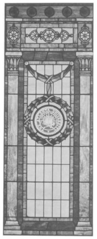 Hincks Memorial Window:  ornamental