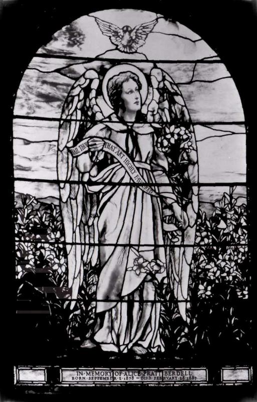 Berdell Memorial Window:  Angel of the Resurrection