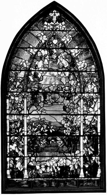 Edwards Memorial Window:  Floral Design