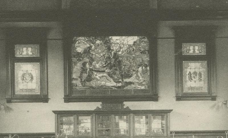 Van Wickle Memorial Window:  Death of Sir Philip Sidney