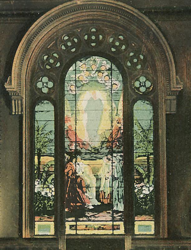 Gillett Memorial Window:  The Ascension