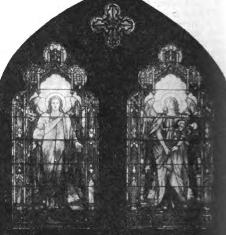 Hathaway Memorial Window:  Angels