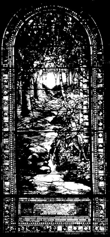 Nelson and Kirkwood Memorial Window:  Hart Window