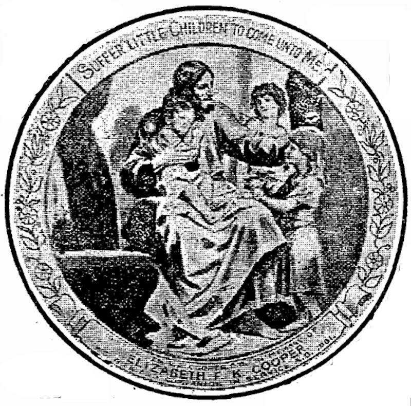 Cooper Memorial Window:  Christ Blessing Children
