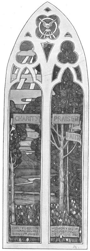 Mannering Memorial Window:  landscape