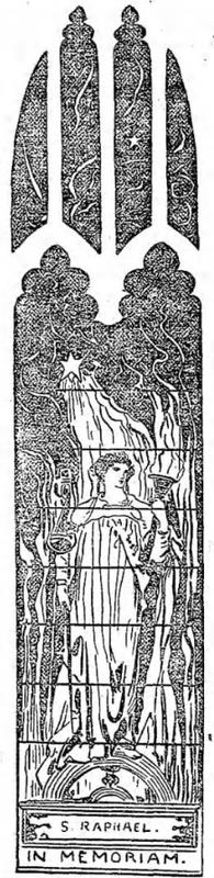 Journeay Memorial Window:  Archangel Raphael