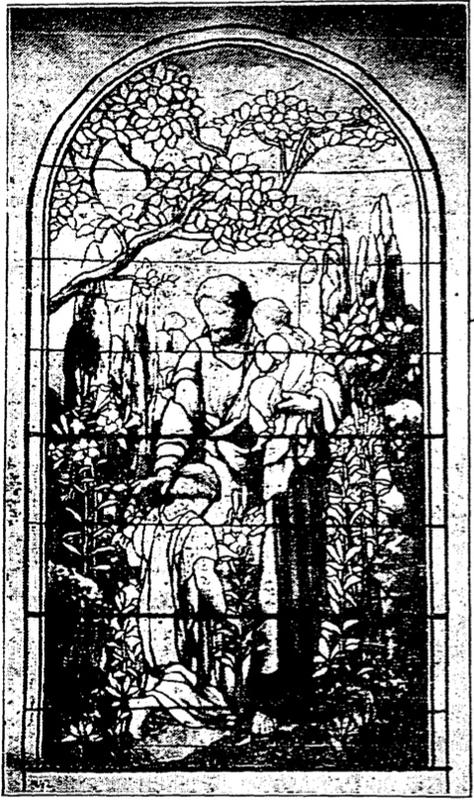 Murray Memorial Window:  Christ Blessing the Children