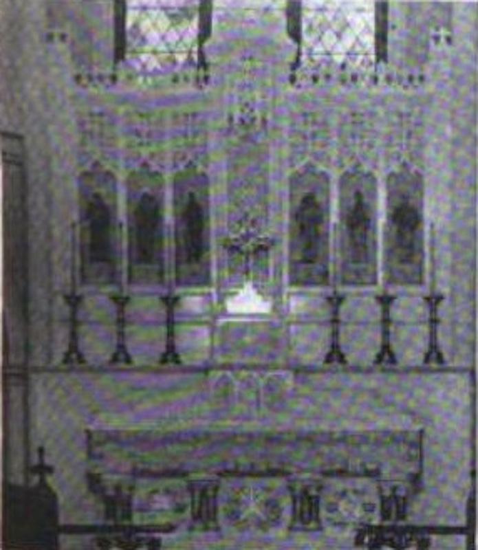 Quinby Memorial Reredos:  seven mosaic panels