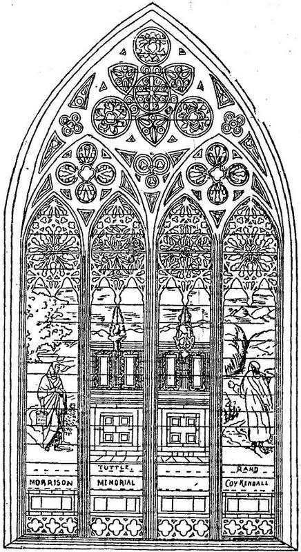 Gilson Memorial Window:  ornamental window