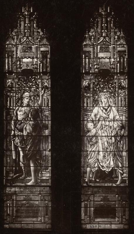 Warren Memorial Window:  St. Martin and Dorcas