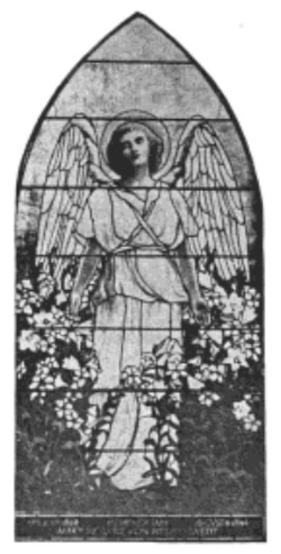 Von Wedelstaedt Memorial Window:  Resurrection Angel