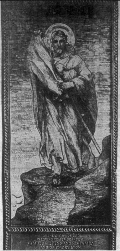 Stevens and Lyon Memorial Mosaic:  Good Shepherd