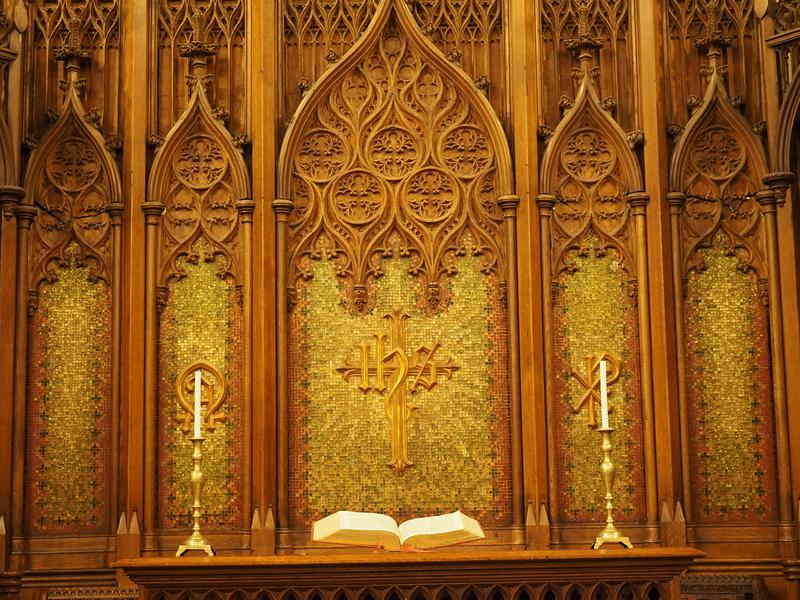 Houghton Memorial Reredos:  mosaic reredos