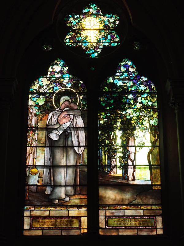 Wilbor Memorial Window:  The Madonna