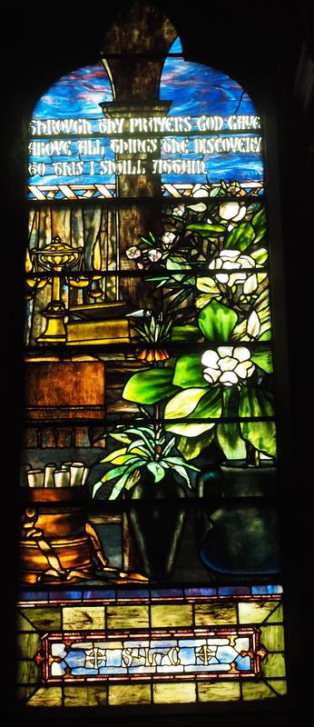 Clark Memorial Window:  St. Augustine and St. Monica