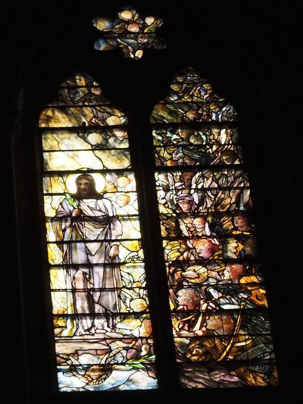 Clark Memorial Window and Rogers Memorial Window:  Vision of St. John