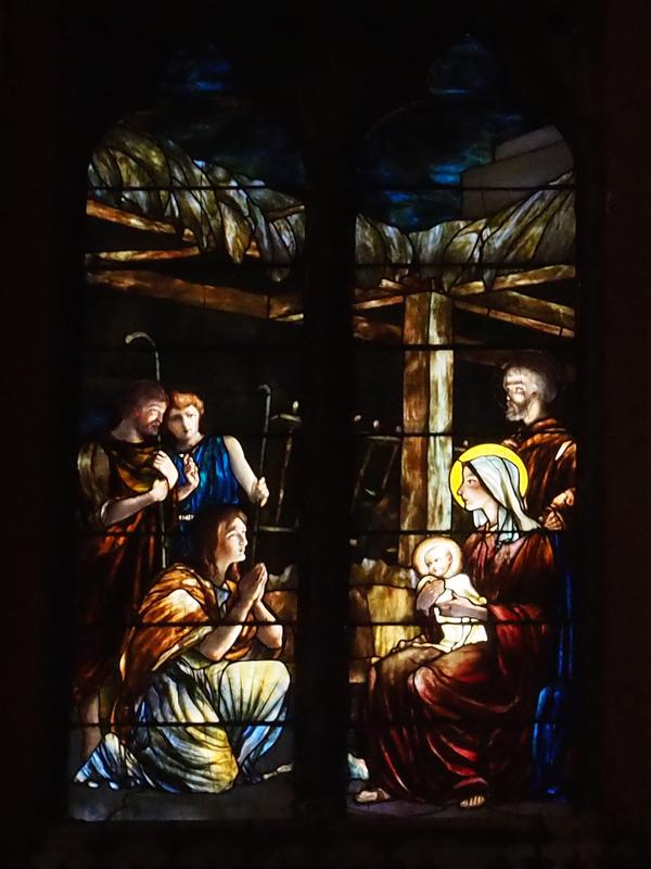 French Memorial Window:  The Nativity