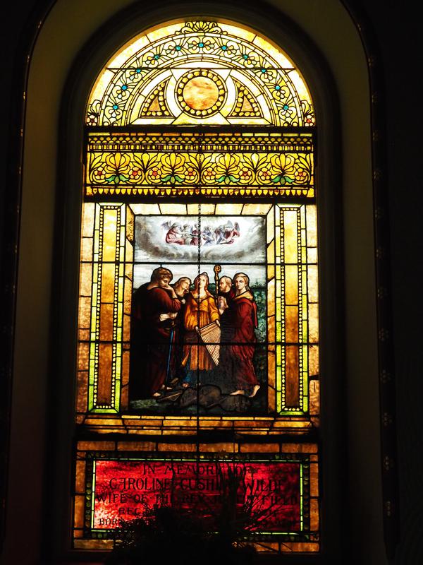 Field Memorial Window:  St. Cecilia