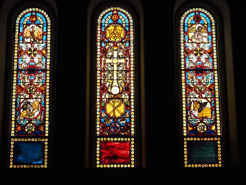McIlvaine Memorial Window:  ornamental window