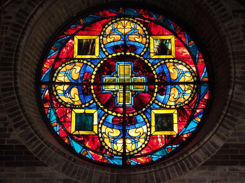 Parsons Memorial Window:  rose window