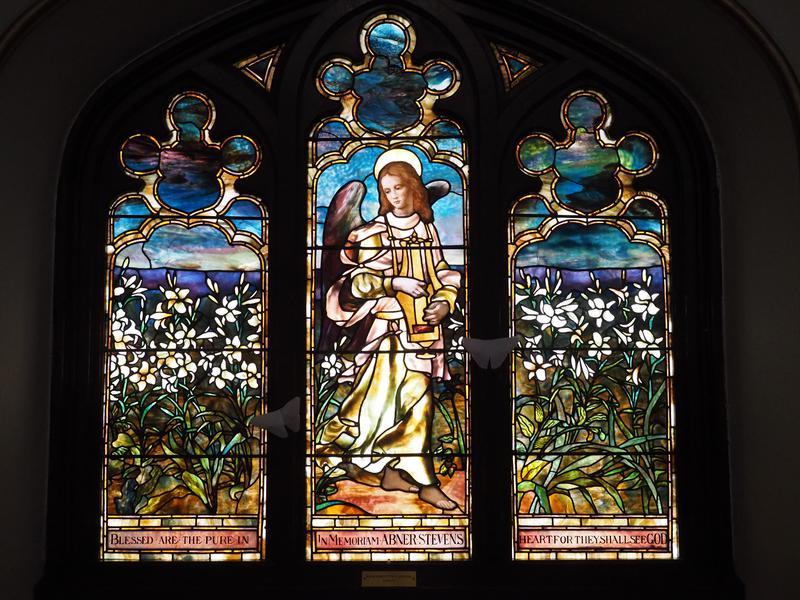 Stevens Memorial Window:  Resurrection Angel