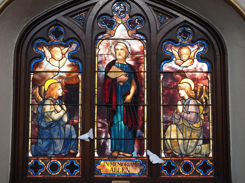 Allen Memorial Window:  St. John on Patmos