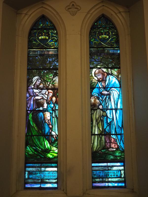 Wilkinson Memorial Window:  Christ Blessing Little Children