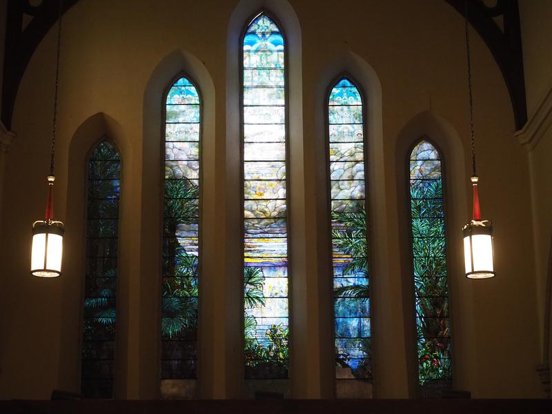 Knight Memorial Window:  St. John's Vision of the Holy City