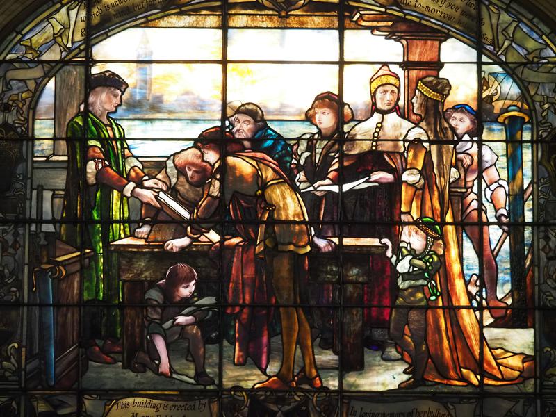 Hart Memorial Window:  The House of Aldus