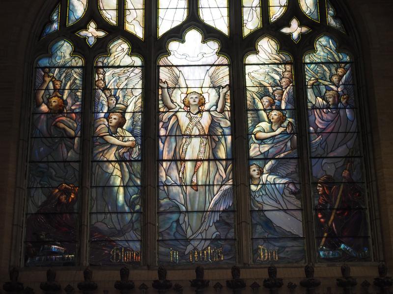 Houghton Memorial Window:  Praise