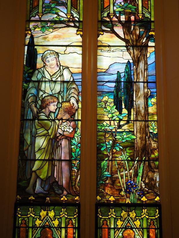 Curtiss Memorial Window:  Charity
