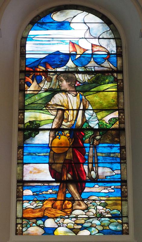 McLaren Memorial Window:  David Going To Meet Goliath