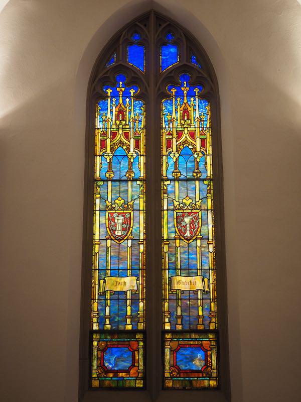 Baker Memorial Window:  Faith and Sacrifice