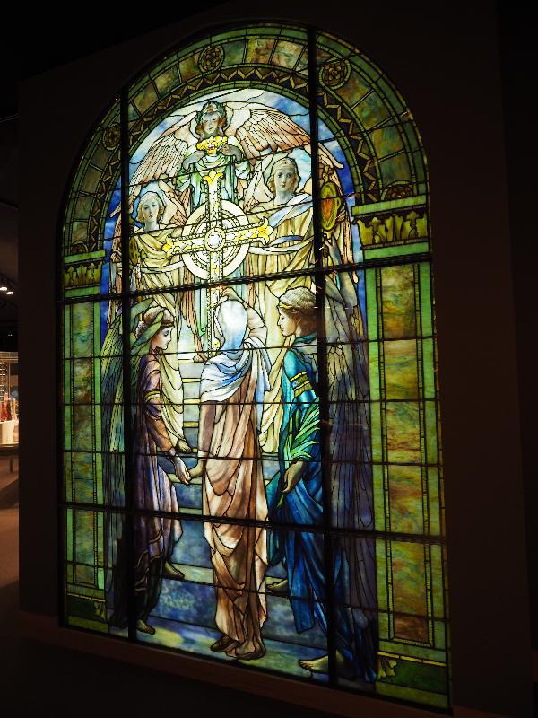 Green Memorial Window:  The Righteous Shall Receive a Crown of Glory