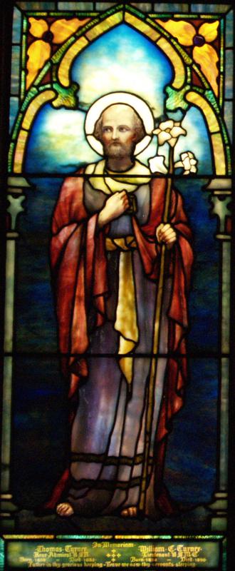Turner Memorial Window:  St. Joseph