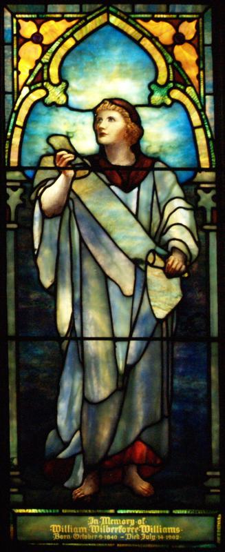 Williams Memorial Window:  St. John Evangelist
