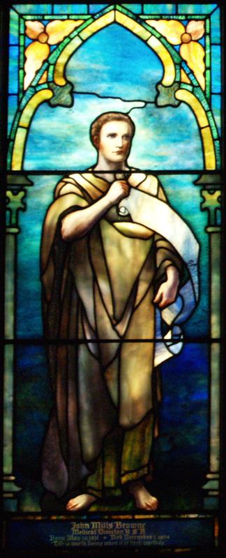 Browne Memorial Window:  St. Luke
