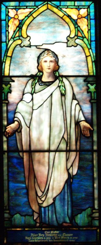 Browne Memorial Window:  Angel of Charity