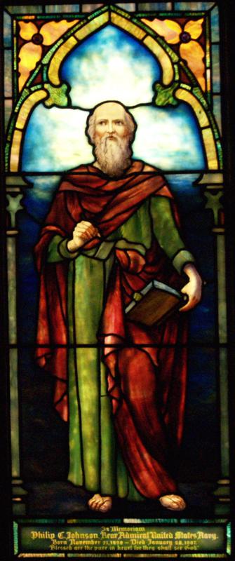 Johnson Memorial Window:  St. Philip