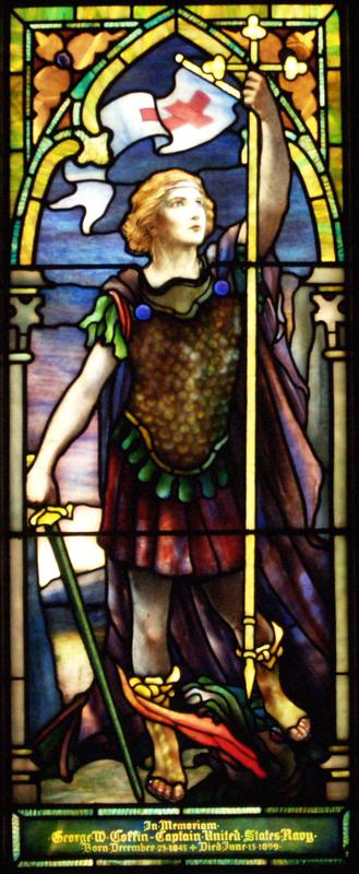 Coffin Memorial Window:  St. George
