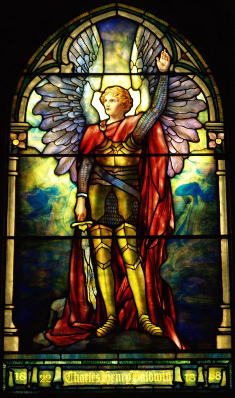 Baldwin Memorial Window:  St. Zophiel