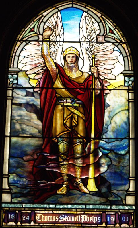 Phelps Memorial Window:  Archangel Gabriel