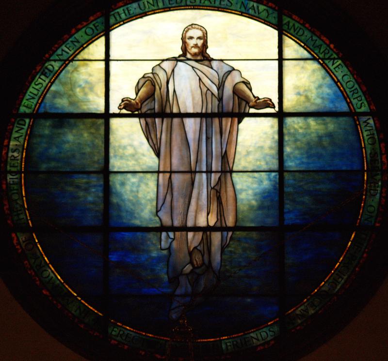 Officers and Enlisted Men Memorial Window:  Ascension