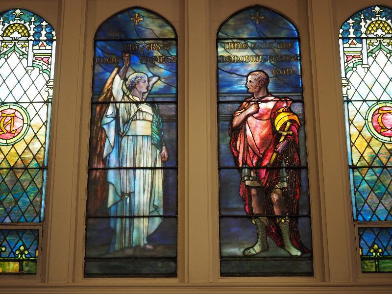 Hoare Memorial Window:  Cornelius and the Angel