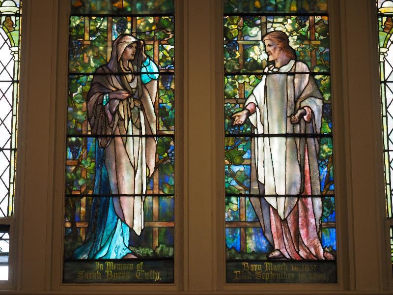 Tully Memorial Window:  Christ and Faith
