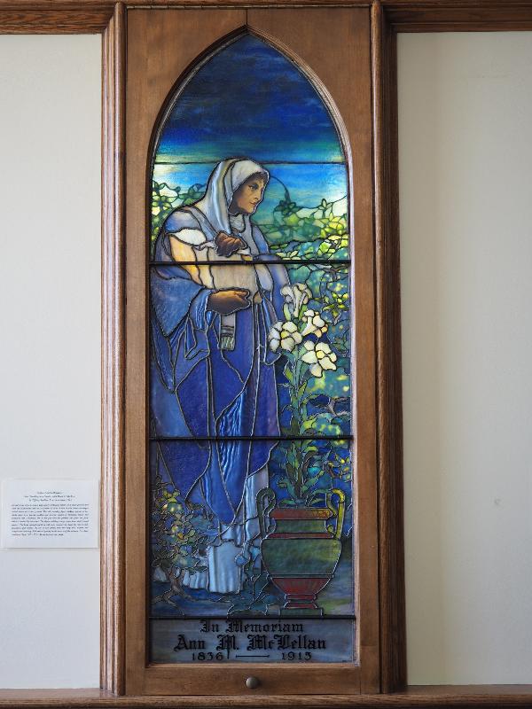 McLellan Memorial Window:  St. Anne