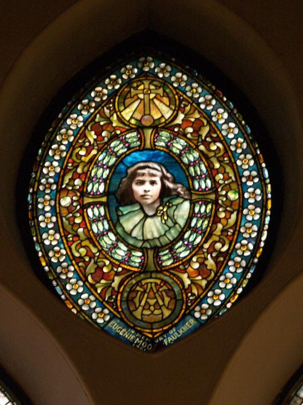 Faulkner Memorial Window:  ornamental