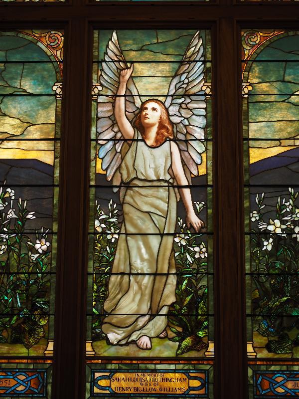 Williams Memorial Window:  Angel of Resurrection
