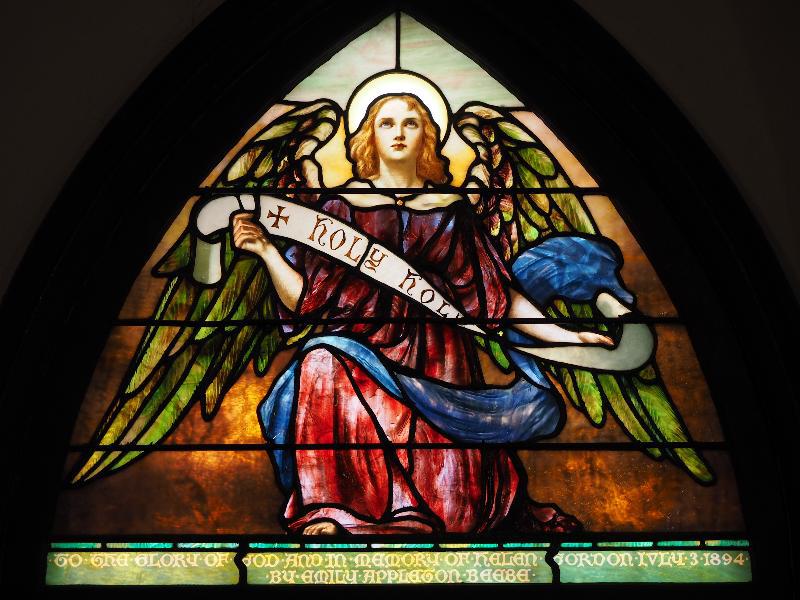 Gordon Memorial Window:  Angel of Praise